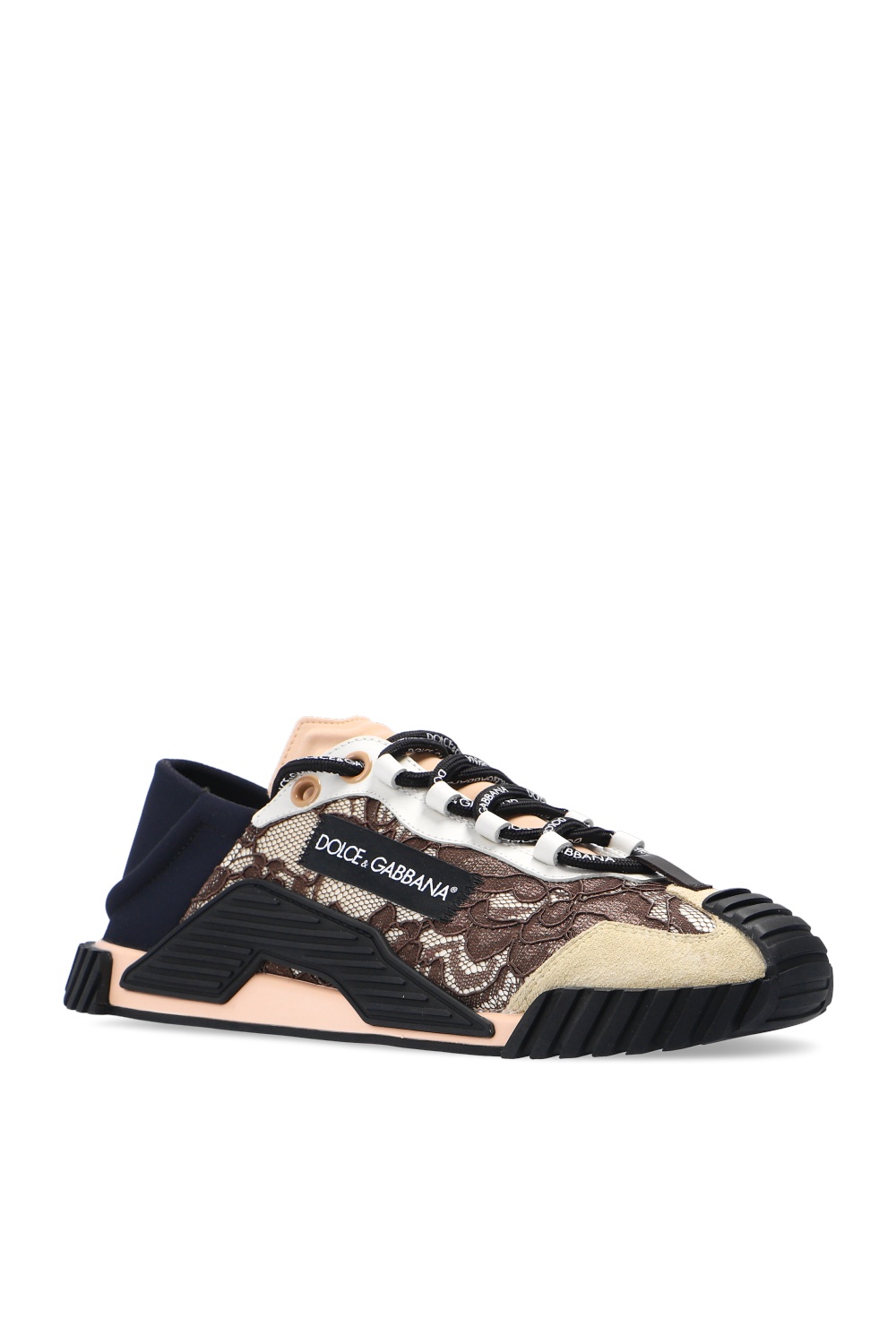 【関税込み】dolce & gabbana NS1' SNEAKERS Dolce & Gabbana White Mixed-Materials NS1 Sneakers